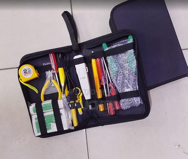 Portable LAN Networking Toolkit With Crimper and Stripper - main view