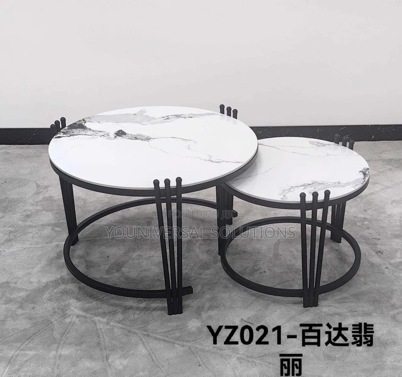 2 in 1 Executive Pure Marble Coffee Table