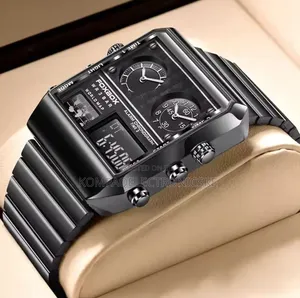 Foxbox Dual Time Gent's Executive Designer Fashion Watches