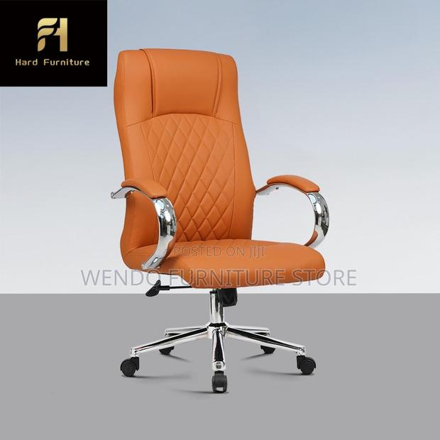 Office Chairs; Executive High Backrest Leather Touch Office Chairs - thumbnail 5