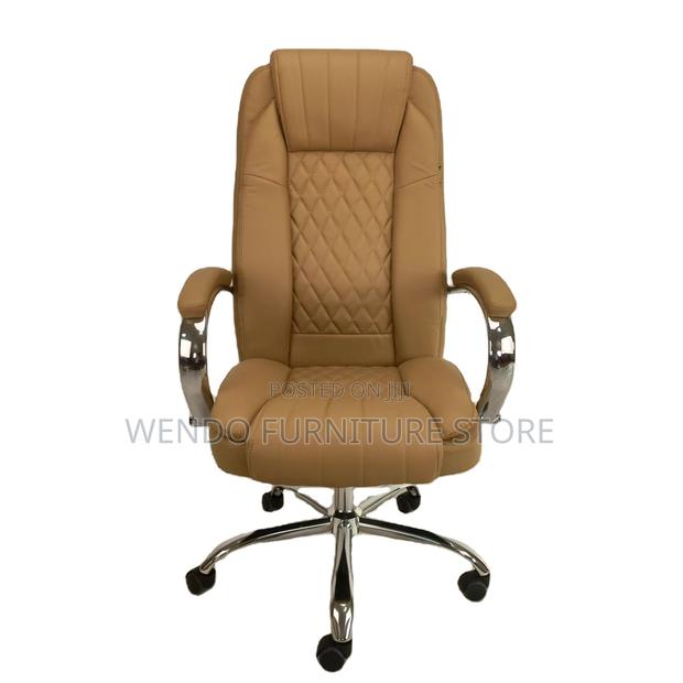 Office Chairs; Executive High Backrest Leather Touch Office Chairs - thumbnail 6