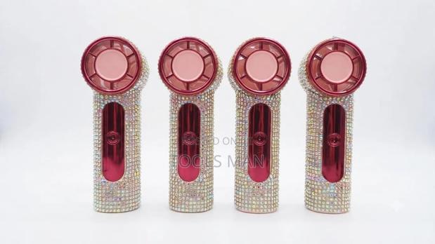 Luxury Bling Crystal Handheld Fan - Portable Lash Travel Fan.