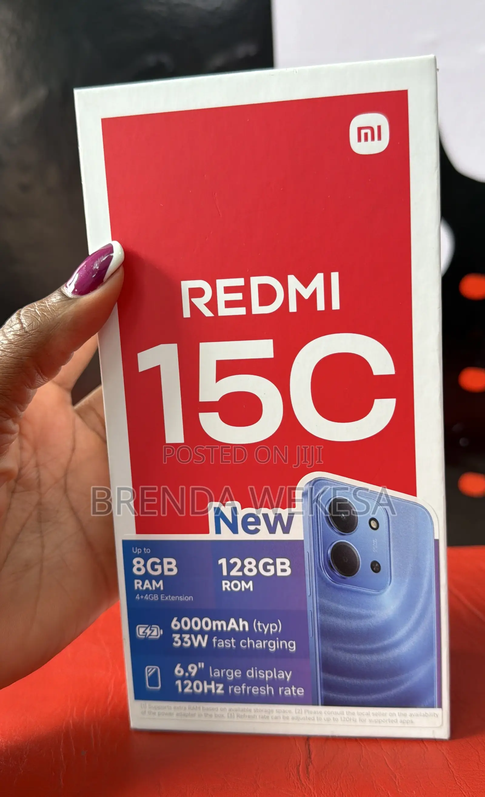 New Xiaomi Redmi 15C 4G 128 GB Blue