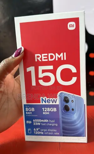 New Xiaomi Redmi 15C 4G 128 GB Blue