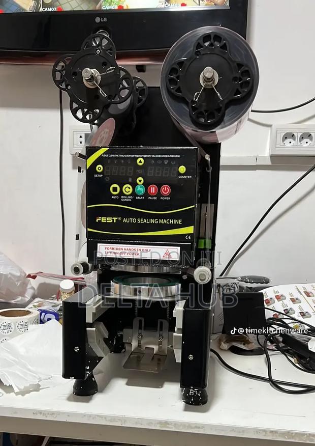 Milk Tea Cup Sealing Machine