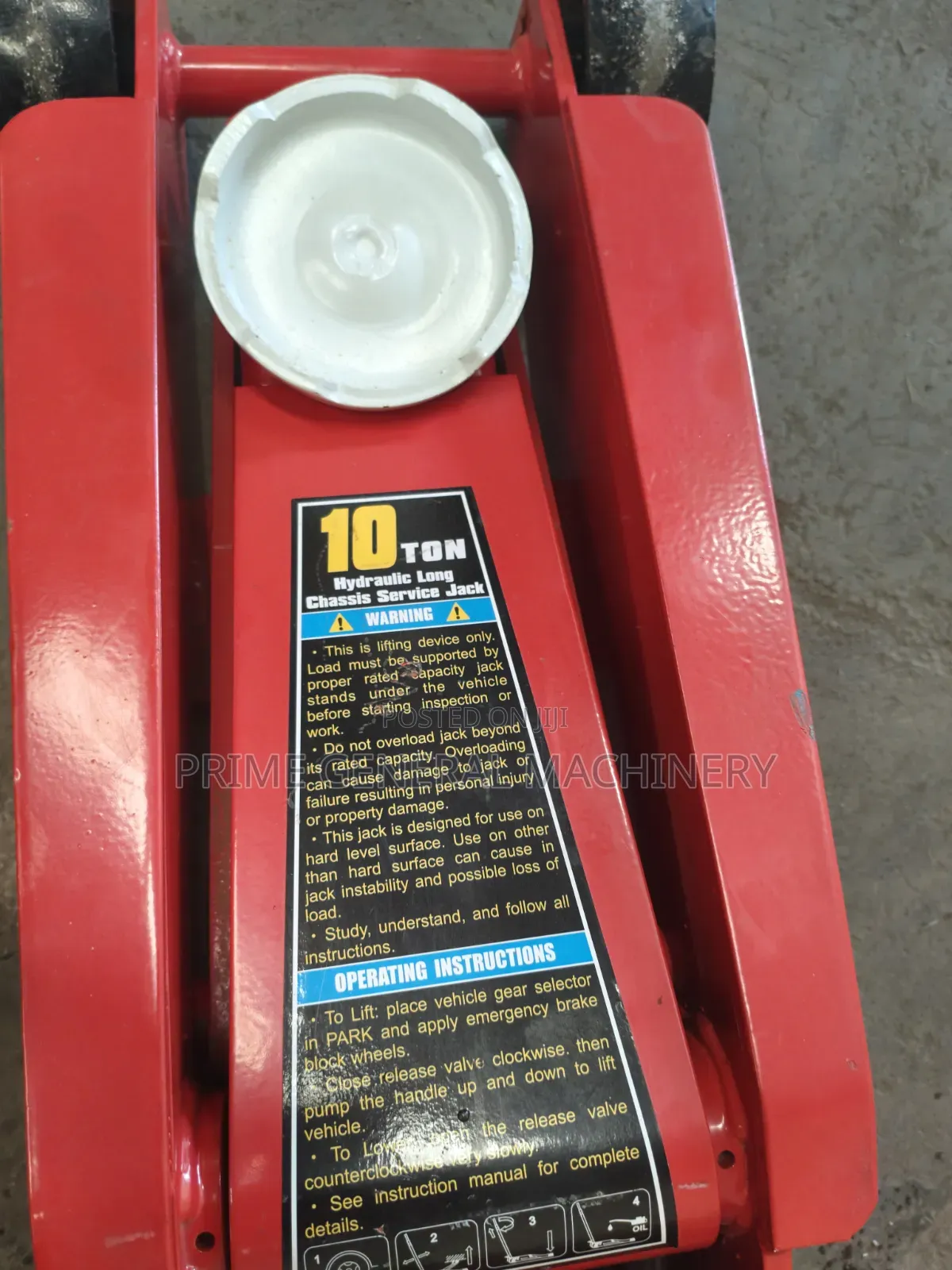 10t Trolley Floor Jack