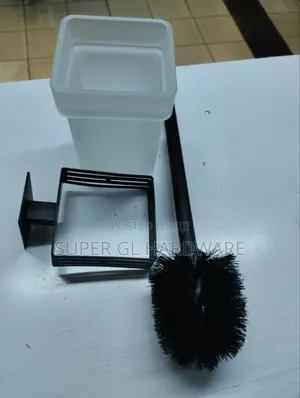 Black Square Toilet Brush