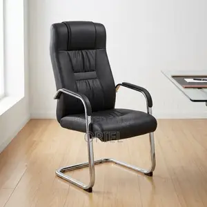 Office Visitor Chair : PU Leather Conference Chair