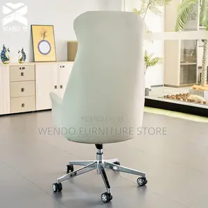 Office Chairs; High Back Leather Executive Office Chair With Stability