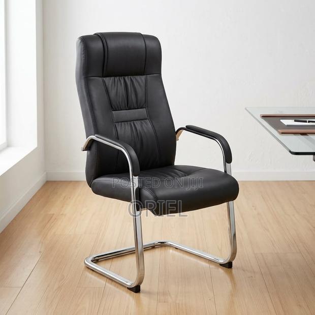 Office Visitor Chair : PU Leather Conference Chair - thumbnail 3