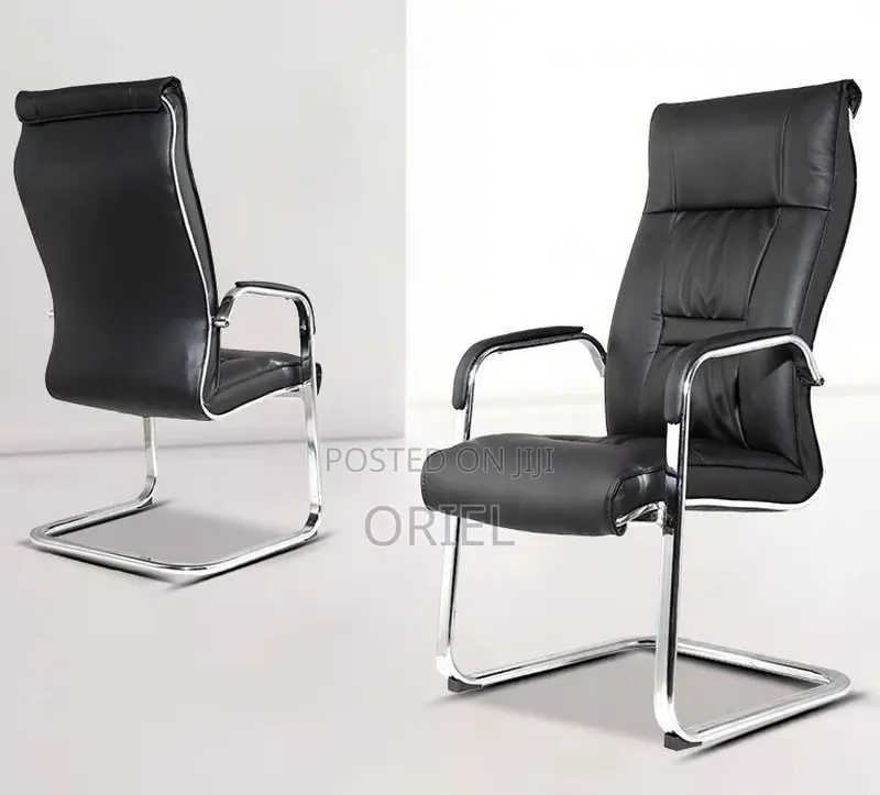 Office Visitor Chair : PU Leather Conference Chair