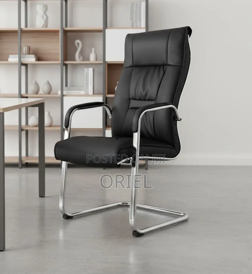 Office Visitor Chair : PU Leather Conference Chair