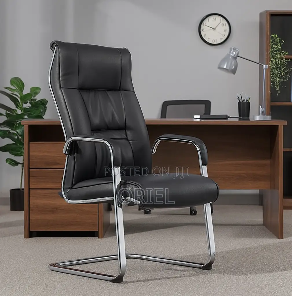 Office Visitor Chair : PU Leather Conference Chair
