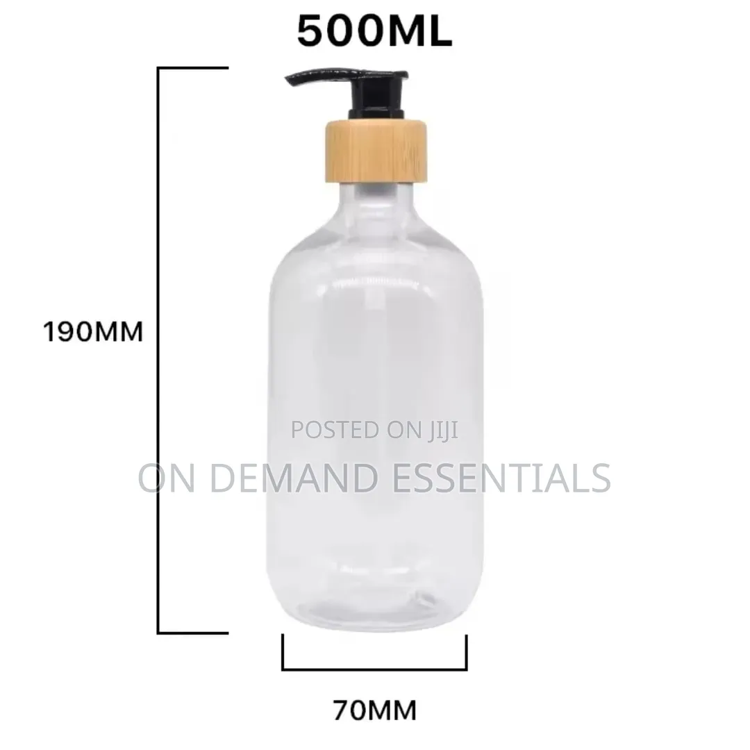 500ml PET Plastic Soap Dispenser Bottles