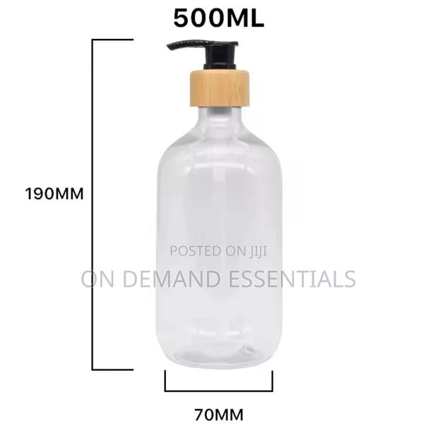 500ml PET Plastic Soap Dispenser Bottles - thumbnail 4