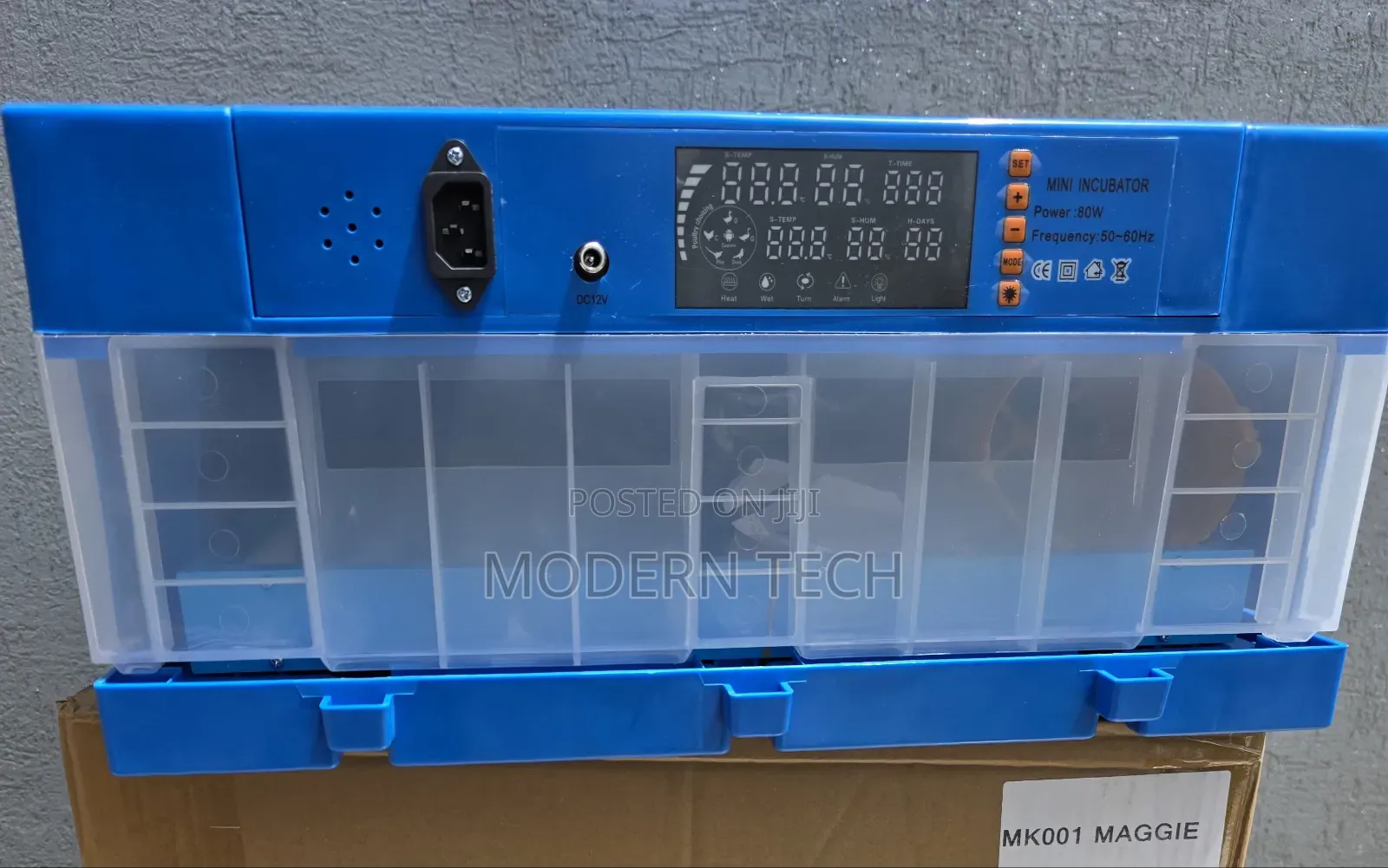 64 Eggs AC/DC Automatic Egg Incubator – Digital Temperature Control