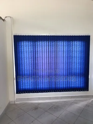 Dark Nevy Blue Vertical Window Blinders
