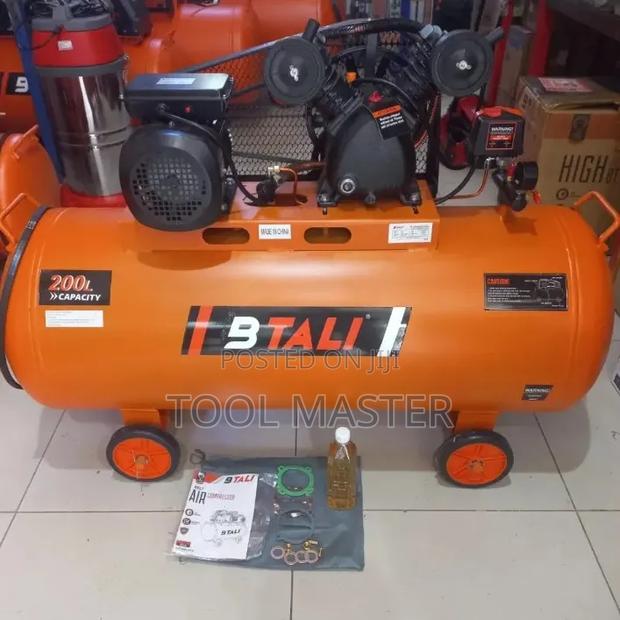 200l Electric Compressor With 2 Piston/Affordable 200l Compressor - thumbnail 2