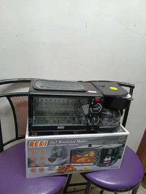 REKI 3-in-1 Breakfast Maker – Oven, Coffee Maker Frying Pan