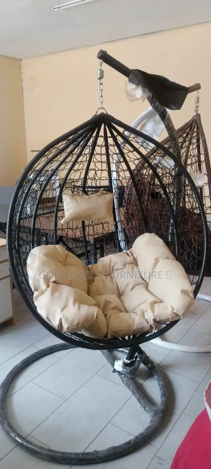 Outdoor Swinging Chair Egg With Seats LHGF