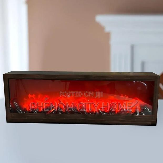 Flame Rectangular Artificial Fireplace - thumbnail 2