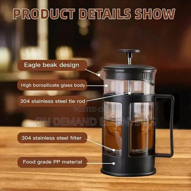 1000ml French Press Coffee Maker - thumbnail 4