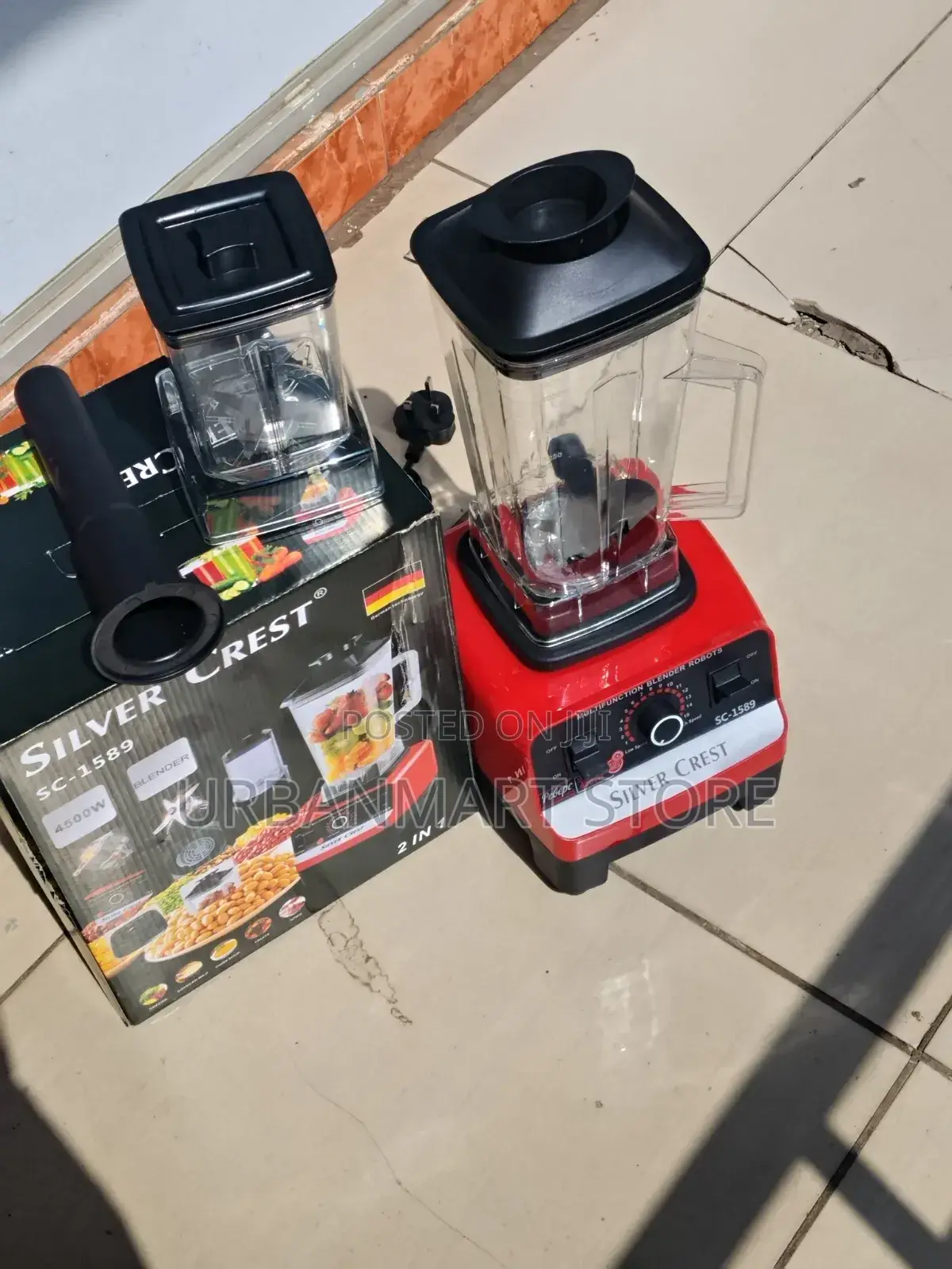 Silver Crest 2 in 1 Blender 4500W With Grinder