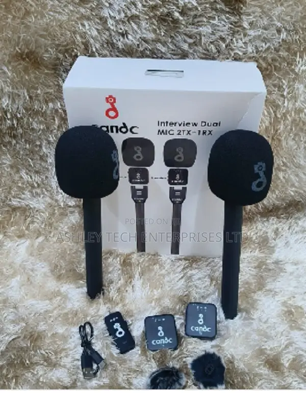 CandC Professional Dual Wireless Microphone 2TX + 1RX