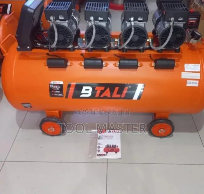 200l Oil Free Electric Compressor/4 Block Piston Silent Compressor