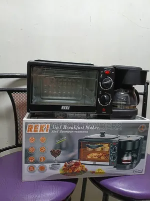 REKI MI-901 3-in-1 Breakfast Machine – Black
