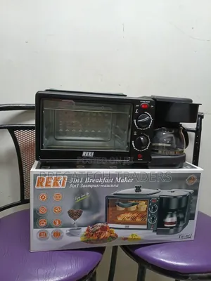 REKI MI-901 3-in-1 Breakfast Machine – Black
