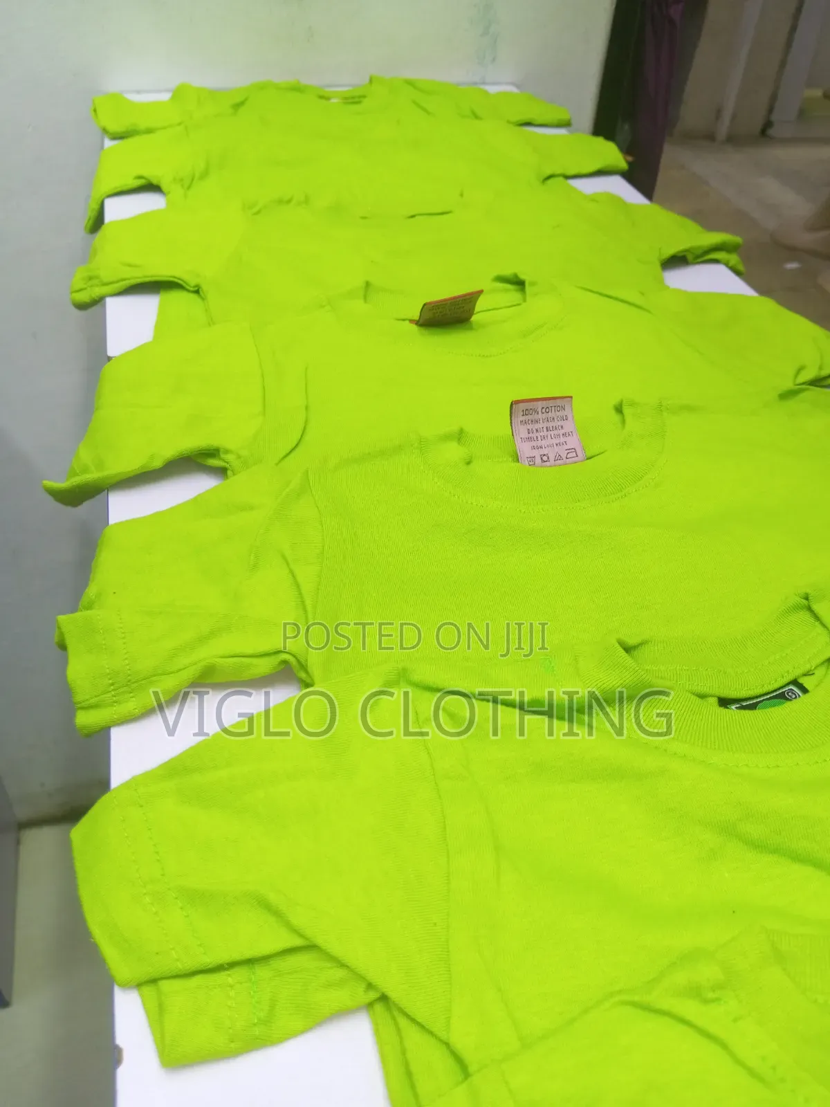 Lite Green Kids Roundnecks Available in Wholesale and Single Orders