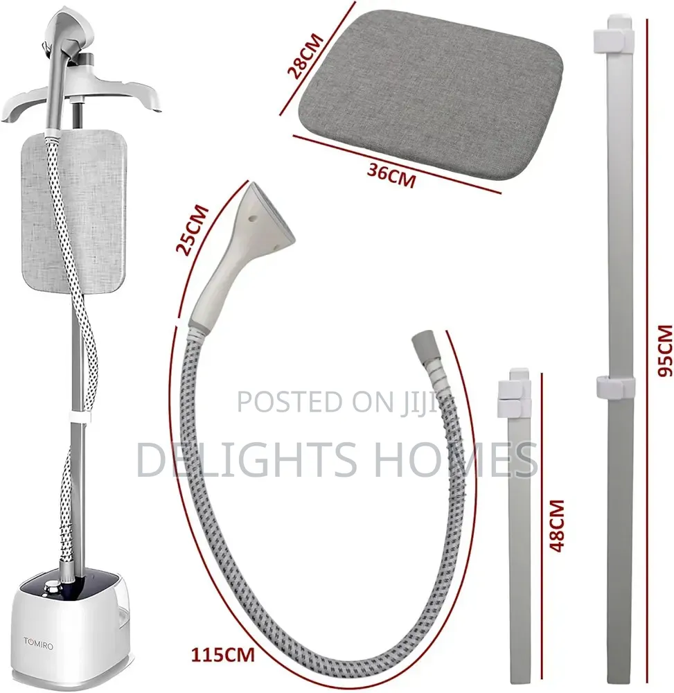 1800W 1.8L Steam Iron Standing Garment Steamer_haw