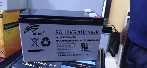 12 v 9.0 Ah Ritar Battery - thumbnail 2