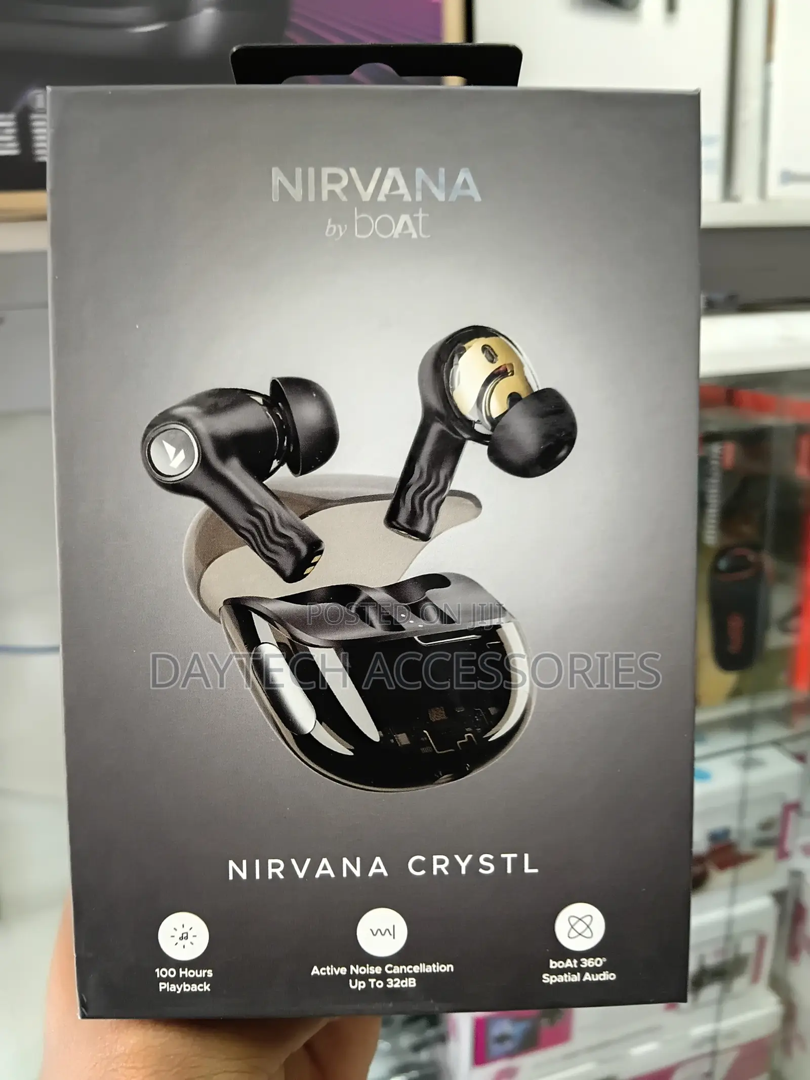 These Are boAt Nirvana Crystl True Wireless Earbuds.