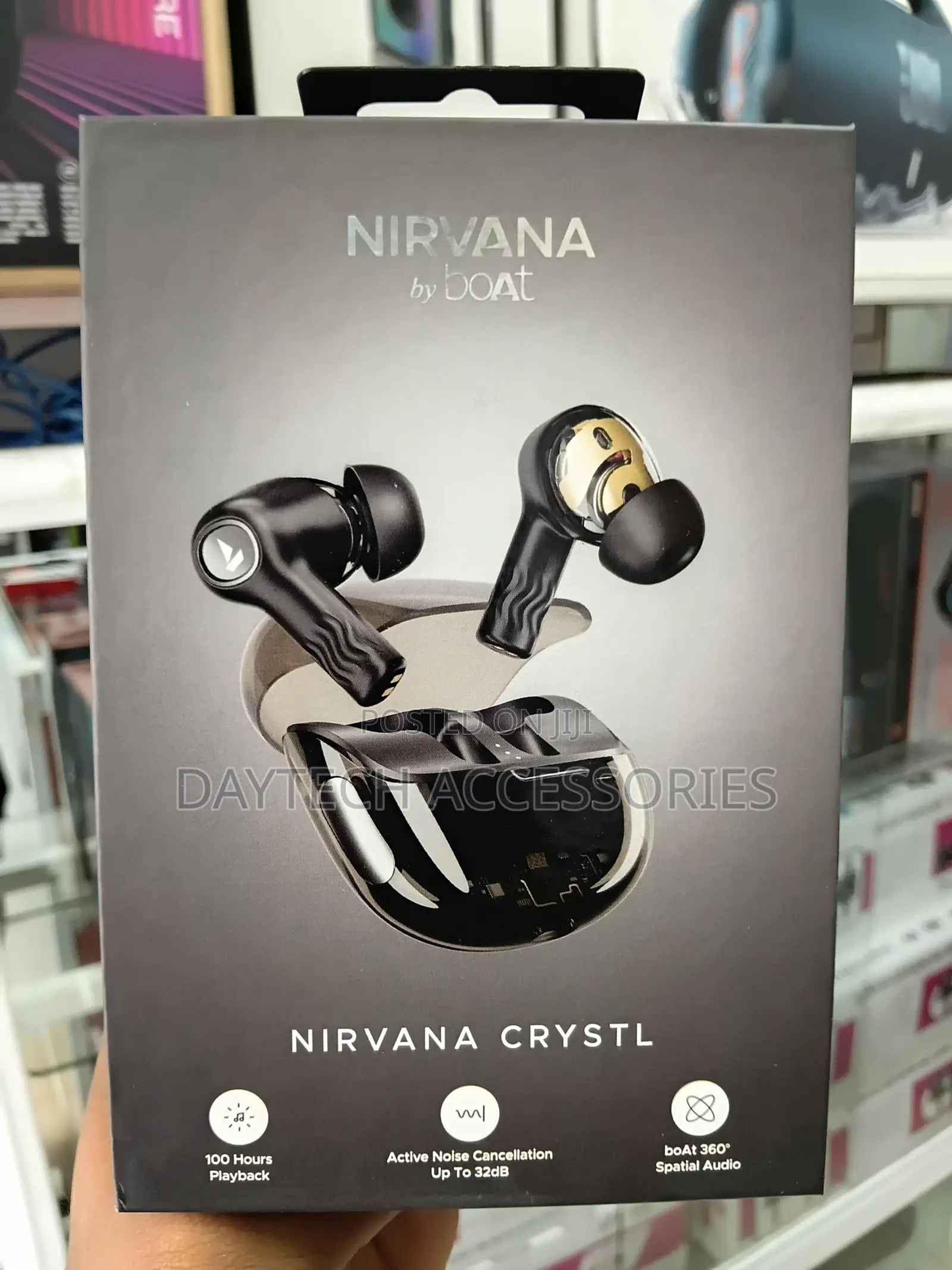 These Are boAt Nirvana Crystl True Wireless Earbuds.