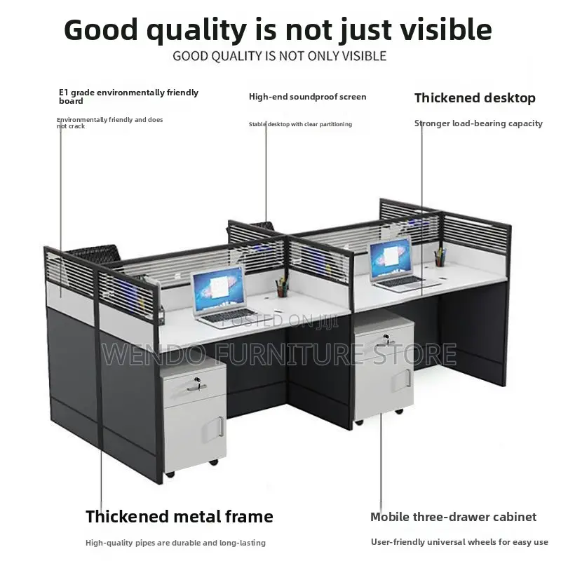 Office Workstation; 6 Users Office Authority Workstation Table