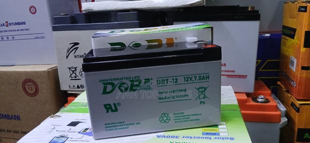 7 Ah 12 Volts Doba Valve Regulated Battery - thumbnail 2