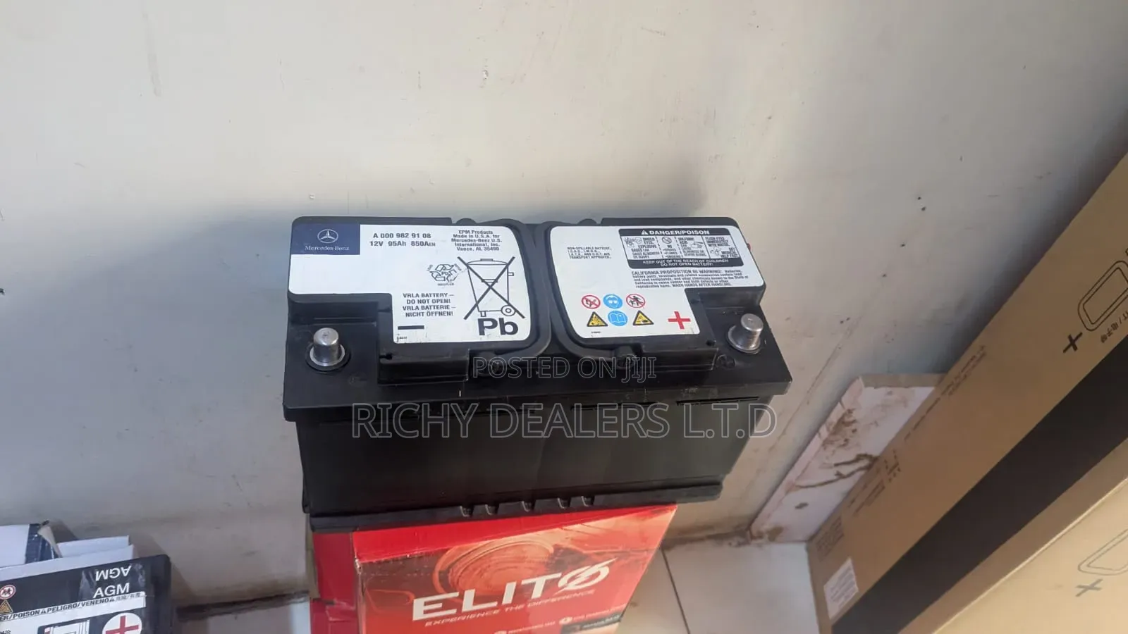 Mercedes Benz Din100Mf (12v 95Ah) A.G.M OEM Battery Made in U.S.A