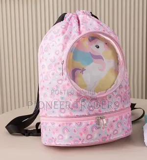 Kids Waterproof Drawstrings Swimming Bag