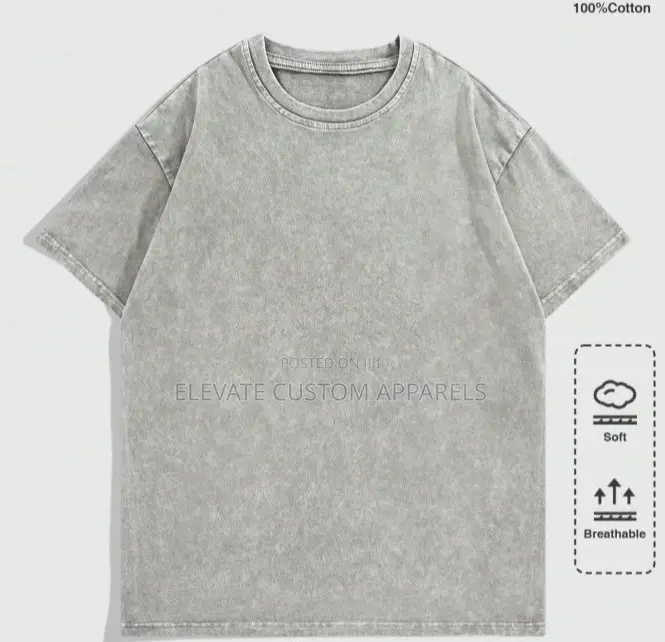 Acid Wash Oversized T-Shirts