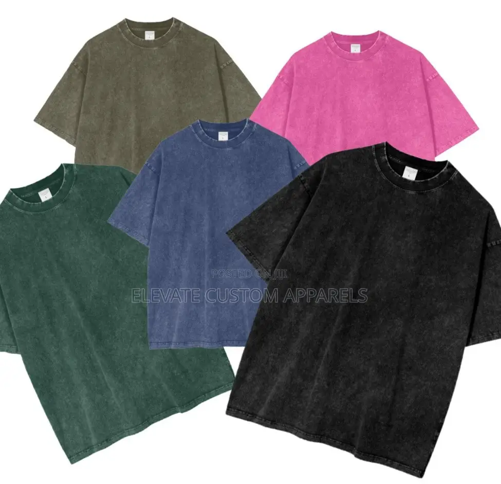 Acid Wash Oversized T-Shirts
