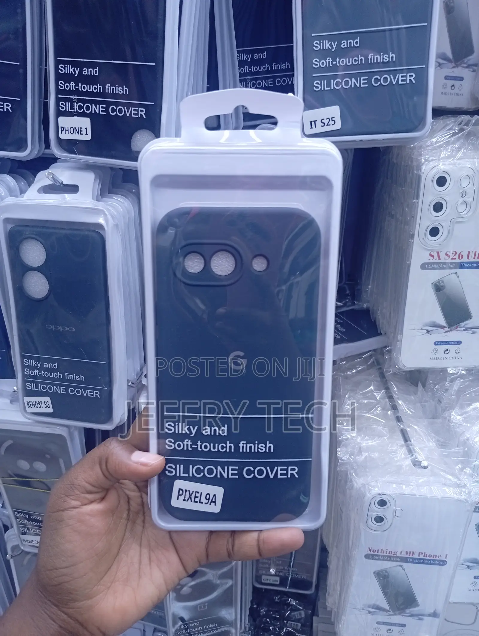 Google Pixel 9a Silicone Case Featuring a Silky, Soft-Touch Finish.