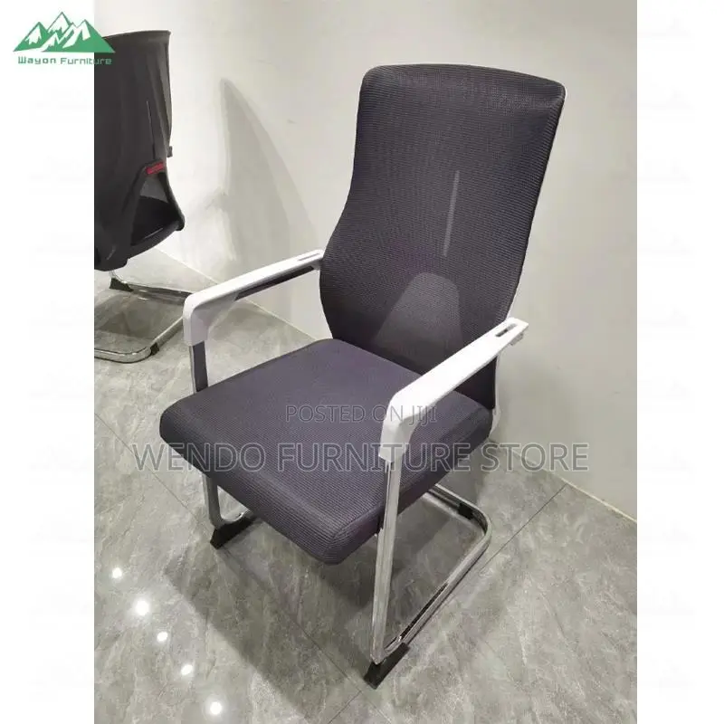 Office Chairs; Visitors Reception Area Chair With Mesh Backrest