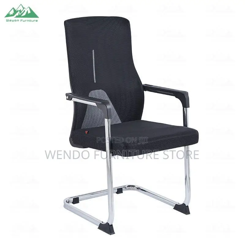 Office Chairs; Visitors Reception Area Chair With Mesh Backrest