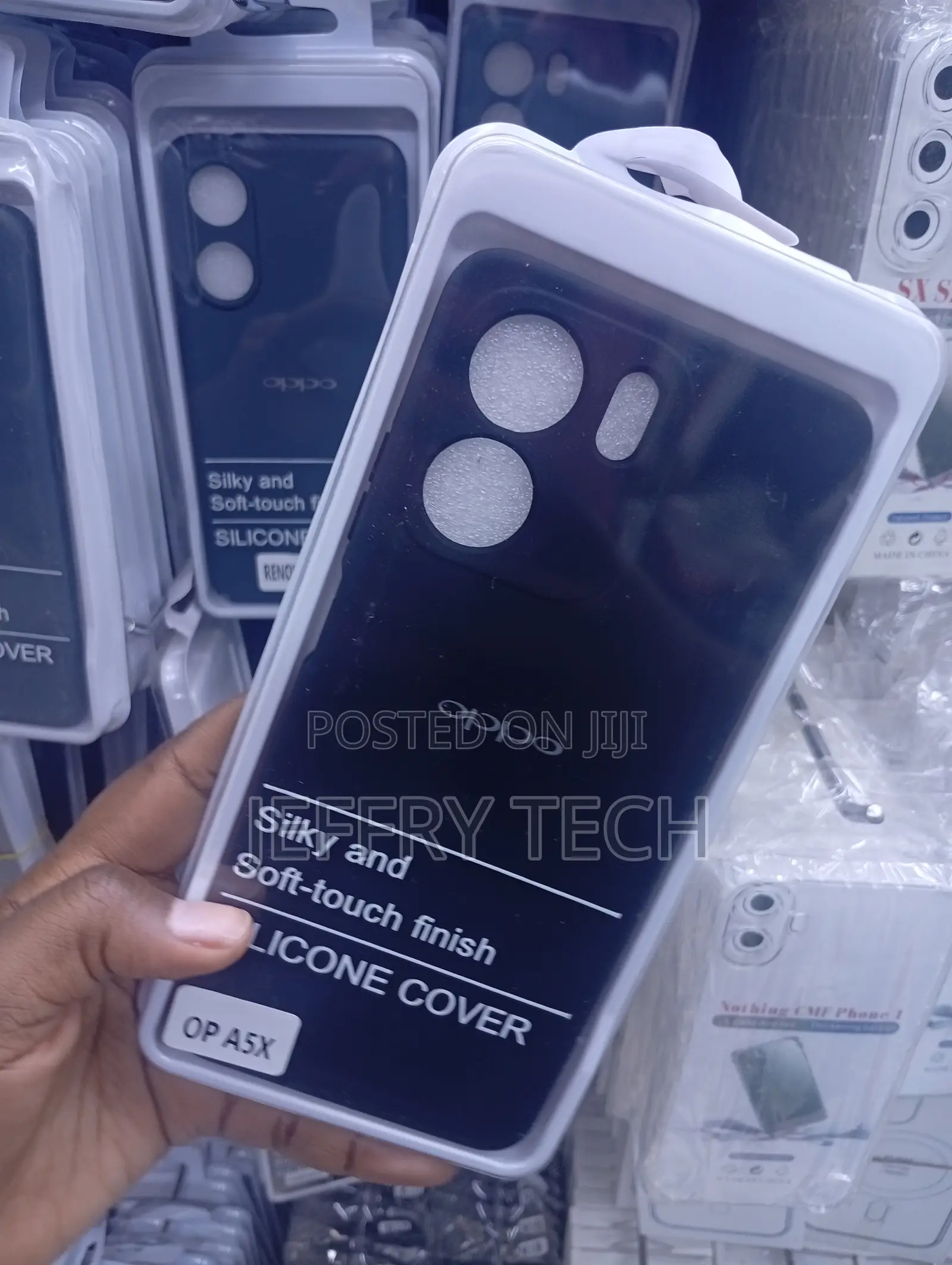 Oppo A5x Vertical Dual-Lens Cutouts Case