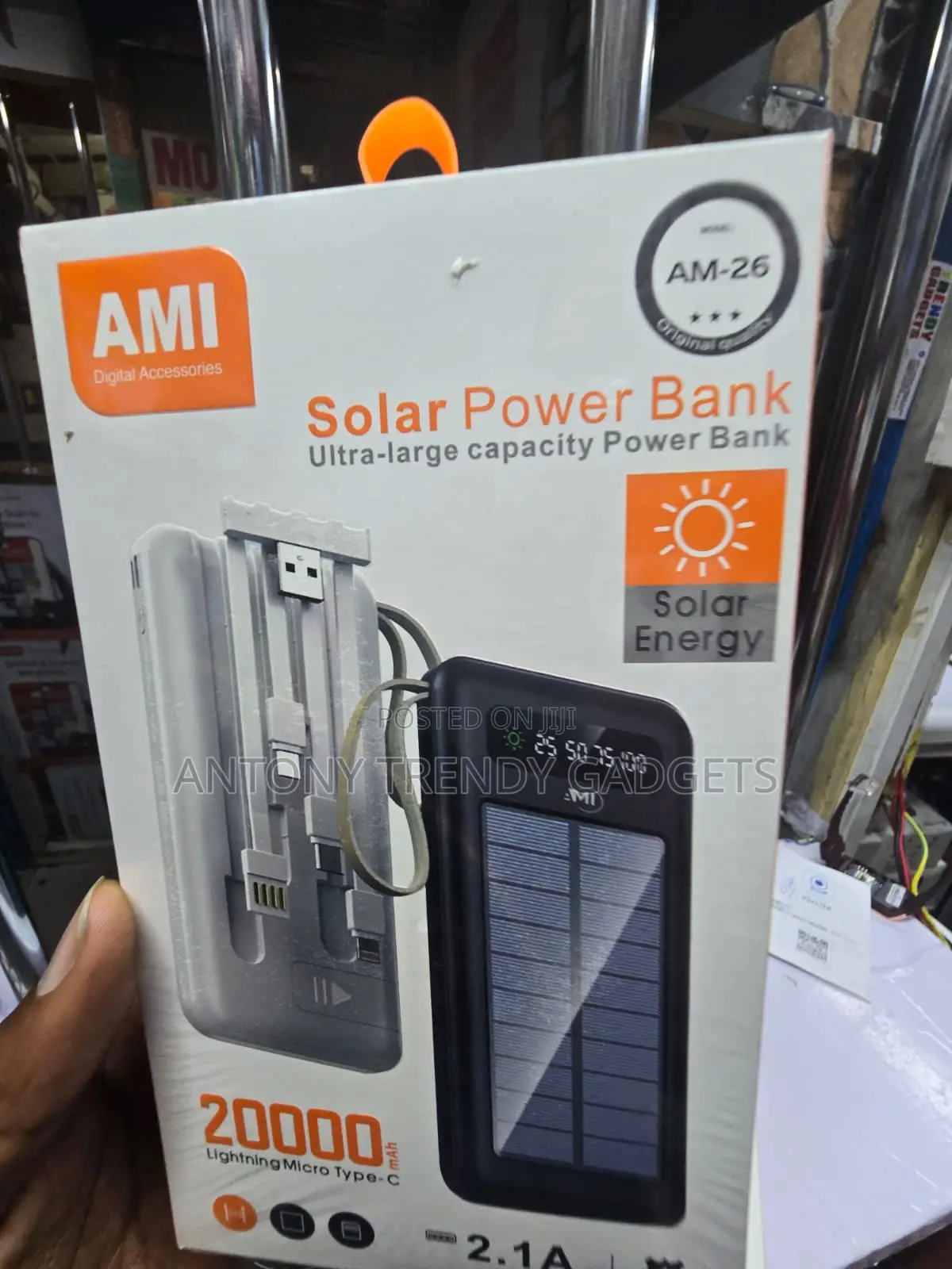 AMI AM-26 Fast Charging 20000mAh Portable Power Bank