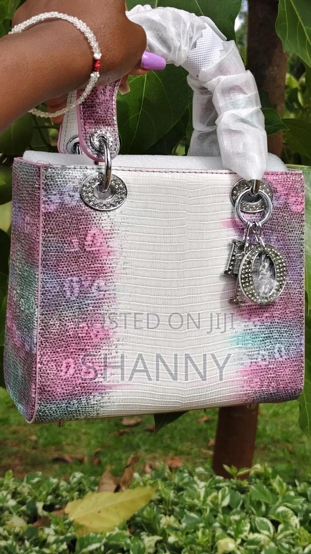 Brand New Mini Top Handle Bag - Cotton Candy Lizard - thumbnail 2