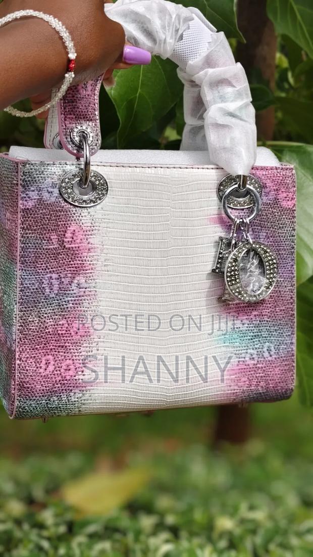 Brand New Mini Top Handle Bag - Cotton Candy Lizard - thumbnail 3
