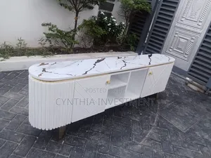 6 Ft Marble TV Stand